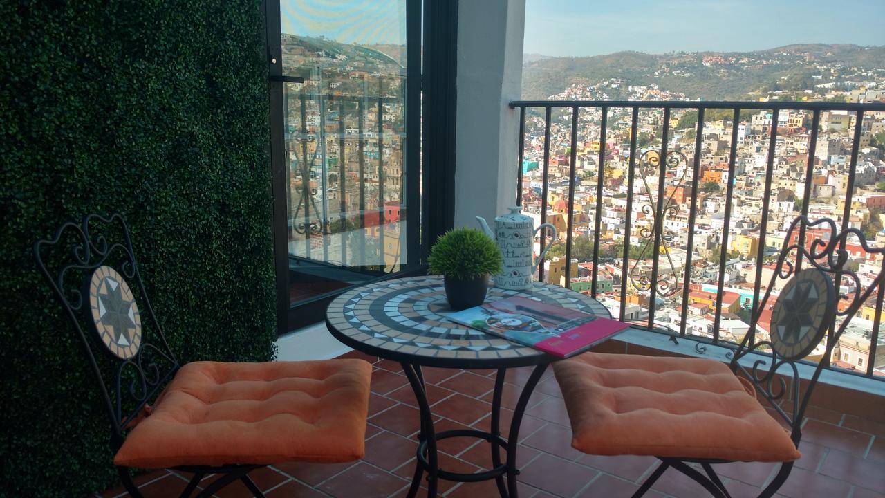 Hotel Apartamento Con Terraza A Un Lado Del Monumento Del Pipila Guanajuato Exterior foto